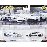 Hot WheelsPremium 2'li Yarış Arabaları Paket &ndash; Maserati | 2'li Set 1:64 Araba K&uuml;lt&uuml;r&uuml; D&ouml;k&uuml;m Ara&ccedil;lar, Ger&ccedil;ek S&uuml;r&uuml;c&uuml; Lastikleri