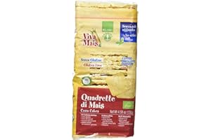 Probios Quadrette di Mais senza Sale - 12 confezioni da 130 gr, Senza glutine