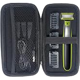 INVODA Philips Norelco Oneblade tıraş makinesi kılıfı, duşa dayanıklı, v&uuml;cut kılı kesme makinesi ve bakım makinesi, erkekler 