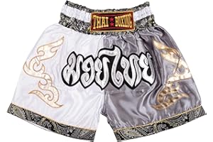 MUAY NATION Muay Thai Shorts für Kinder (2 Jahre - 12 Jahre) Mädchen Jungen Boxhosen für Kickboxen MMA Kampfsport