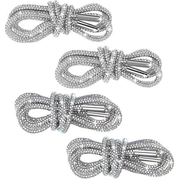 Strass Schoenveter, 6 Mm Breed Bling Strass Touw Glanzende Hoodie String Vervangende Trekkoorden Voor Doe-het-zelf Schoenenaccessoires(AB-kleur