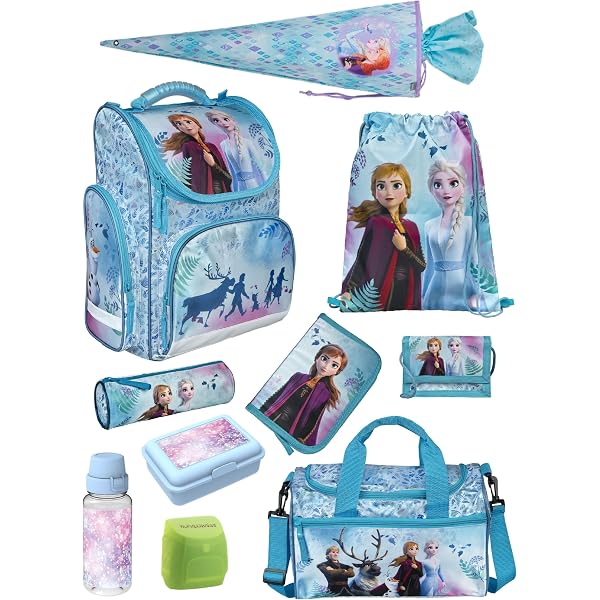 Frozen 2 Rucksack Für Kindergarten | Eiskönigin-Tasche, Ca. 25x20x10 Cm, Mit Verstellbaren Trägern