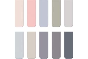 CHINCO 10 Piezas Marcadores de Libros Magnéticos Marcapáginas Juego de Marcadores de Libros Variados para Estudiantes Lectura (Estilo Clásico, 2,3 x 0,8 Pulgadas)