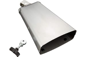 LP SUPPORT LP Latin Percussion ES-17 Kuhglocke Salsa Big Band Timbale 8,25" montierbar, brushed steel, offener, dominanter Sound, tiefer Grundton ohne Obertöne