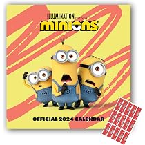 Minions 2 Calendar 2023 Official Family Organiser Calendar Despicable Me  Great Gift includes Free Organising Stickers : Amazon.co.uk: Stationery &  Office Supplies