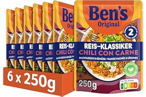‎BEN'S ORIGINAL BEN'S ORIGINAL™ Fertiggericht Chili con Carne mit Hackfleisch & Gemüse 6 x 250g