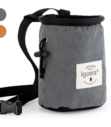 Borsa Per Gesso Da Arrampicata 8BPLUS &ndash; Portacintura Con Spazzolini &ndash; Modello Charlie