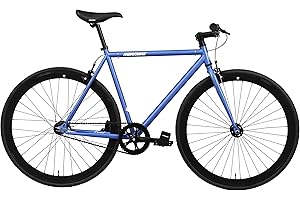FabricBike-Fixie Bike, Fixed Gear Bike, Single Speed, Hi-Ten Steel Black Frame, 10Kg