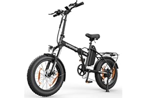 Vipdrive Bici Elettrica Pieghevole, 20"×4.0" Fat Tire Bicicletta Elettrica mit 48V 13Ah Batteria Rimovibile, 7 Velocità E-bike per Uomo e Donna, Pedalata Assistita, autonomia 40-100KM, Display LCD