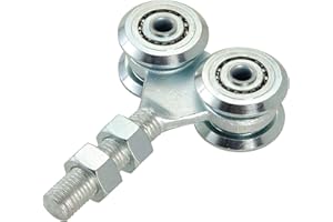 FRATELLI COMUNELLO S.P.A. CARRELLO SCORREVOLE ZINCATO piccolo 4 RUOTE CUSCINETTI SUPPORTO PORTE CANCELLI