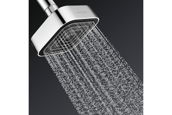 Ryfos India s 1st Lifetime Support Brand, R2015OS, ABS, 4-INCH, Shower Head Single Flow Rain Shower Head For Bathroom Overhead Shower Chrome Finish