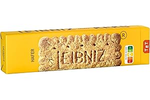 ‎LEIBNIZ LEIBNIZ Haferkeks, 230 g, knusprige Kekse mit Hafer und Weizen gebacken (1 x 230 g)