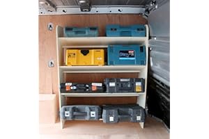 VANIFY Estanterías para Furgonetas - Se Ajusta a Opel VIVARO L1 & L2 2014-19 Estantería para Caja de Herramientas