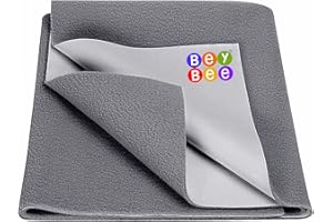 BeyBee Waterproof Quick Dry Sheet for Baby| Bed Pad Anti-Piling Fleece Extra Absorbent Washable Matress Protector| Baby Bed P