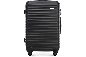 Wittchen Groove Line Walizka, Czarny, M (67 x 45 x 26 cm)