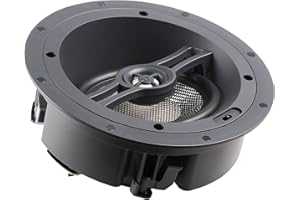 OSD Audio ACE670 6.5-Inch 150W Trimless Angled Home Theater LCR Surround Sound In-Ceiling Speaker Kevlar Woofer Dolby Atmos Ready Paintable Grill (White, Single)