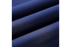 Wooqu Buchtuch, Stoffoberfläche und Papierrückseite, einfach zu bedienen, stark, 43,2 x 73,7 cm, für Buchbindung, Marineblau