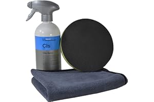 ‎LIQUID ELEMENTS / ADVANTUSE Clay Disc Set - Liquid Elements Clay Disc 150mm + Clay Lube + ADVANTUSE Tuch (Starter Set mit Koch CLS 500ml)