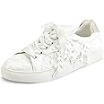 JIAJIA 8837A Wedding Shoes Bridal Sneakers Flats Bride Tennis Shoes Flowers Lace Sneakers