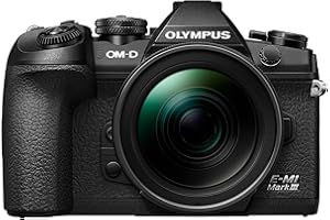 Olympus OM-D E-M1 Mark III Micro Four Thirds Systemkamera Kit inkl. M.Zuiko Digital ED 12-40mm f2.8 PRO Objektiv, 20 MP Sensor, 5-Achsen Bildstabilisierung, 4K Video, Wi-Fi,Bluetooth, Schwarz