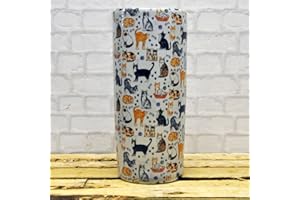 ACACIAHOME M S L Assorted Cat Breeds Design Umbrella Stand