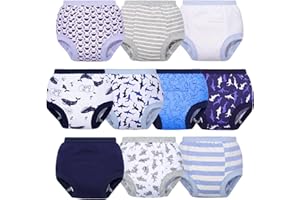 BIG ELEPHANT 10er Pack Baby Trainingshose - Saugfähige Töpfchen Unterwäsche Kleinkinder für Jungen und Mädchen