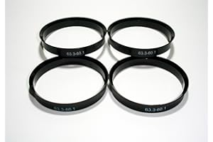 Centradores 4 LLANTA 63.3-60.1 Aros para Llantas ALUTEC Anzio ATS AUTEC CMS DBV PLW PROLINE Rial SCHMIDT