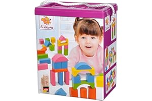 EICHHORN Simba 100088011 Eh Kolorowe Klocki W Wiaderku, 75 Elementów 100088011