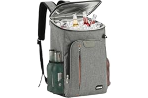 YDFYX Zaino Termico 25L, Borsa Frigo Porta Pranzo Isotermica, Borsa della Spesa Termica per Picnic, Escursionismo, Campeggio, Barbecue, Spiaggia e Sport