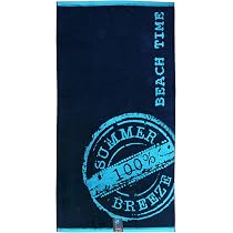 Jilda-tex Serviette De Plage XXL 90x180 Cm Painted Beach – 100% Coton Velours Éponge, Douce Et Absorbante