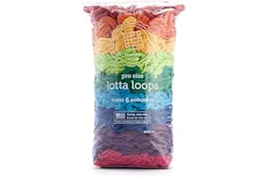 Friendly Loom Lotta Loops Rainbow Cotton Loops Makes 6 Pro Size Potholders by Harrisville Designs