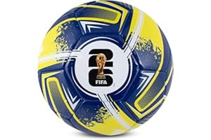 Hy-Pro Officially Licensed FWC26 Size 5 Football - Training Ball with Trophy Design & Host Nations Graphics, Football Gifts for Boys - FIFA World Cup 2026 Design