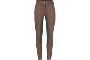 MS-Trachten Kinder Reithose braun Vollbesatz schwarz