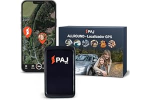 PAJ GPS PAJ Allround Finder 2G - Localizador GPS para Niños, Ancianos, Coches y Motos - Seguimiento en Tiempo Real, Historial de Rutas y Alarmas - Batería de hasta 60 Días (Modo Espera)