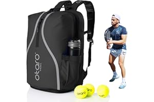 Otaro Padel Tasche mit Schuhfach & Laptopfach – Padel Rucksack für Schläger, Kleidung & Zubehör – Belüftet, Gepolstert & Stylisch – Tennistasche für Herren & Damen, Deutsches Unternehmen