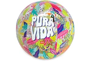 Legami - Palla da Spiaggia Gonfiabile, Beach Ball, Pallone Gonfiabile in PVC, Morbido per Bambini, Feste Mare, Gonfiabile per Giocare Calcio Pallavolo, Diametro 40 cm