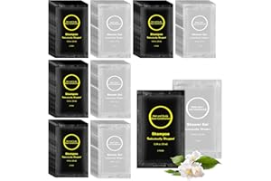 TERDEY Travel Size Shampoo and Shower Gel Set,Individually Wrapped Toiletry Kit,Mini Body Wash and Shampoo Porable for Travel/Hotel/Guests/Vacation/Homeless (0.34 fl oz(Pack of 100))