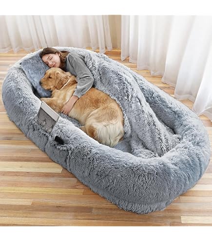 HANHAN Leuke Rieten Gepersonaliseerde Hond Bed Banaan Slaap Mand Kalmerend Anti Angst Kussen Medium Extra Grote Sofa Wasbaar Comfort Zachte Orthopedische Kleine Knuffel Pluizige