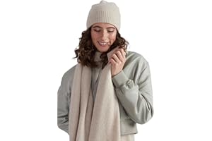 Style & Republic Kaschmir Sport Mütze-Beanie Damen aus 100% Cashmere - Dein kuscheliger Premium Beanie für stilvolle Herbst- & Winter-Momente, One-Size/Einheitsgröße