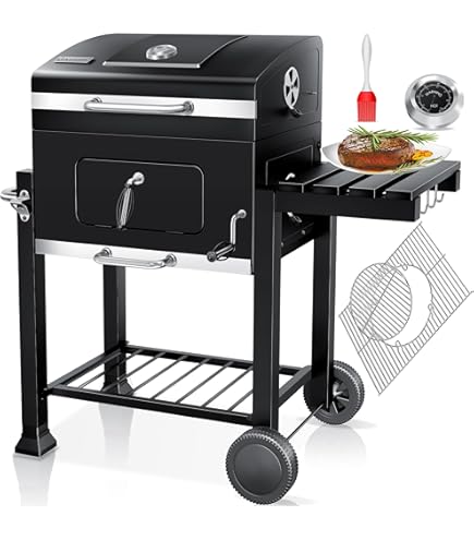 Ferraboli - Grill - Minigrill - houtskool - zwart