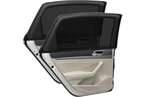 LSTRAGY Car Window Shades for baby, 2 Pack Universal Car Sun Shade for Baby Kids Adults Pet, Mesh Covers Rear Side Sun Shades for Car Windows Baby Block UV Rays & Privacy Protection(42"x20")