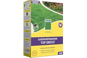 Gazon Réparation Top Dress' - BHS - 500g | 20 m² | Semences enrobées pour une meilleure adhérence au sol.