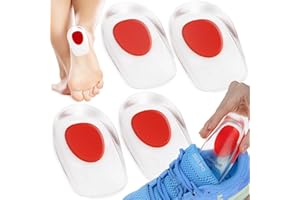 ‎SULPO SULPO 2 Paar Gel - Fersenpolster - Geleinlagen gegen Plantarfasziitis, Fuß-, Bein- & Rückenschmerzen - Sportliche & schicke Schuhe, High Heels, Stiefel (36-39)