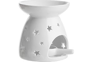 Yangtek Diffusore di Oli Essenziali e Resine a Candela Ceramica diffusore a candela Bruciatore