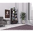 WoodMarwar Sheesham Wood Free Standing Book Shelf | Multipurpose Bookshelf Storage Display Rack with 8 Open Shelf & 1 Drawer for Ofice | Decorative Corner Shelf Bookcase for Home Dcor | Walnut