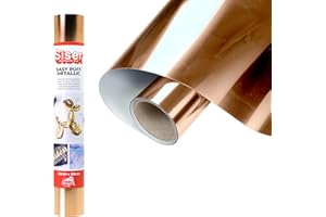 Siser Easy Puff Metallic - Bronze 50 x 30 cm, Film thermique effet 3D avec finition métallisée, compatible avec les traceurs de découpe.