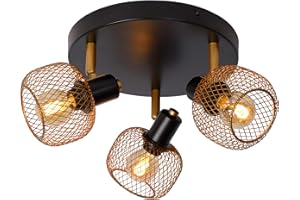 LUCIDE MAREN - Foco de techo - Ø 37 cm - 3xE14 - Oro mate / Latón