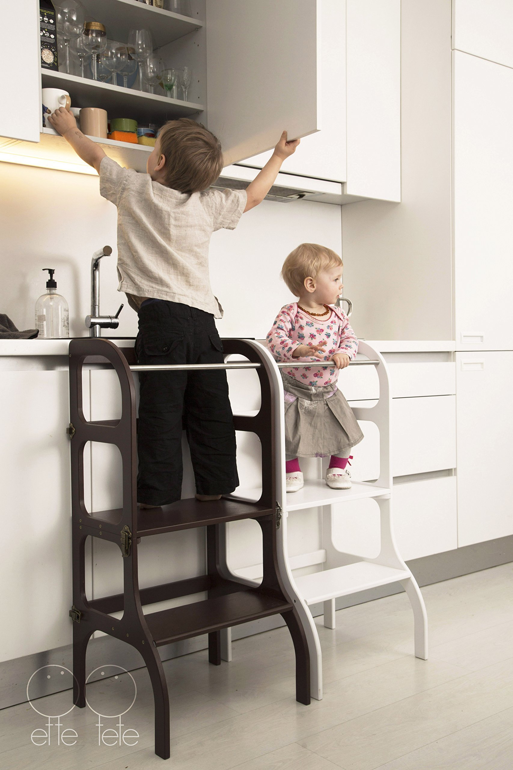 Montessori Furniture Step Stool All In One Learning Tower Table