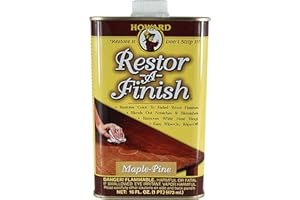 HOWARD PRODUCTS Howard Restor-A-Finish Maple Pine RF2016 Przywróć oryginalne wykończenie, usuń ślady ciepła i plam na drewnianych meblach, 473 ml