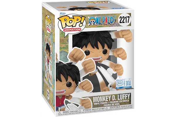 Funko Pop! Premium: One Piece - Luffy - Gum Gum Gatling - Exclusivo de Amazon - Figura de Vinilo Coleccionable - Idea de Regalo - Mercancía Oficial - Juguetes para niños y Adultos